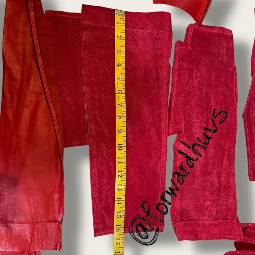 Scrap Suede Sewing Pieces & Leather Crafting Material  - 2 lbs